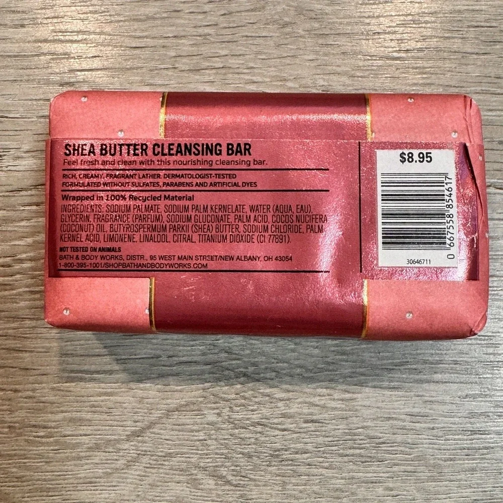 Bath & Body Works Shea Butter Cleansing Bar Body Soap Sealed 5oz Champagne Toast